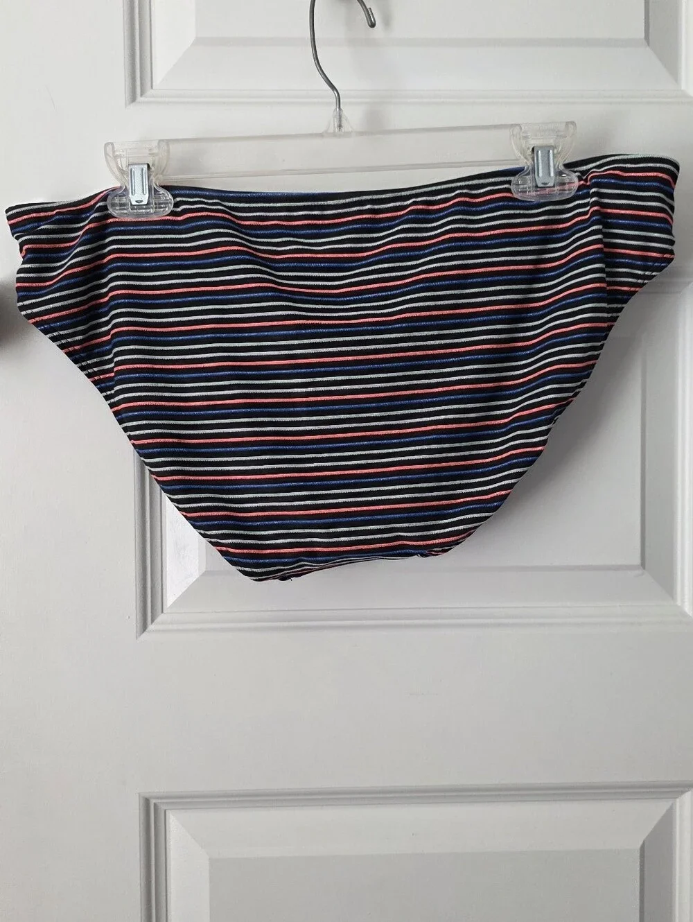 No Boundaries Black Striped Knot Bikini Bottom